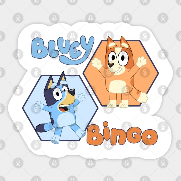 Bluey n Mum Bingo! Sticker by Leopards